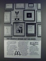 1980 McDonald&#39;s Ad - PBS Leatherstocking Tales - £14.52 GBP