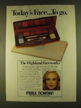 1980 Merle Norman Highland Faceworks Makeup Ad - £14.72 GBP