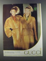 1981 Gucci Women&#39;s Fashion Ad - NICE - $18.49