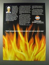 1981 Gulf Oil Ad - Underground Heat Treatment - £14.55 GBP