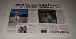 1981 Hewlett-Packard Ad - HP 125, 1000, 9845 Computers - £14.60 GBP