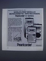 1980 Olympus Pearlcorder D110, D120, D130 Ad - £14.61 GBP