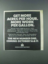 1981 International Harvester Agricultural Equipment Ad - More Acres - $18.49