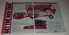 1981 International Harvester Axial-Flow Combine Ad - $18.49