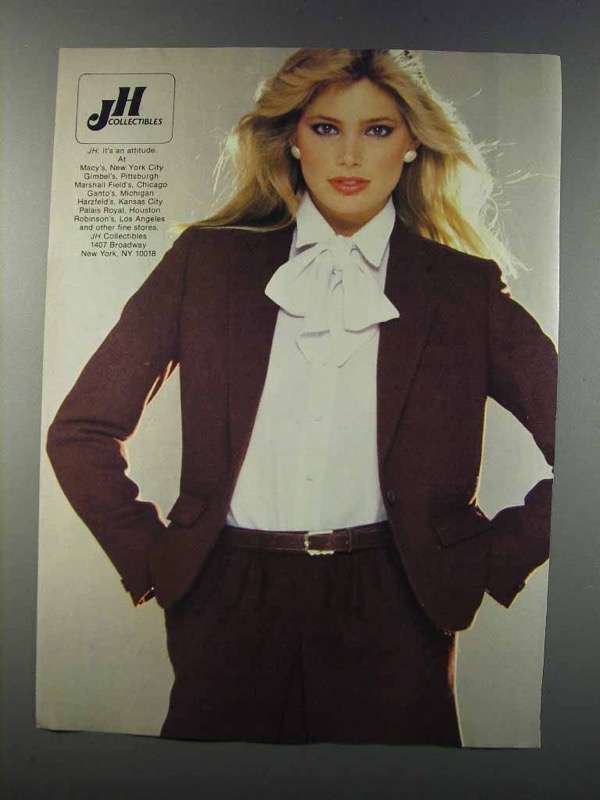Primary image for 1981 JH Collectibles Women's Fashion Ad