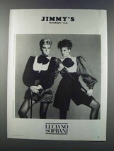 1981 Jimmy&#39;s Ad - Luciano Soprani Fashion - £14.54 GBP