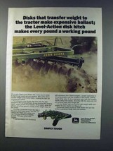 1981 John Deere Level-Action Disk Hitch Ad - £14.78 GBP