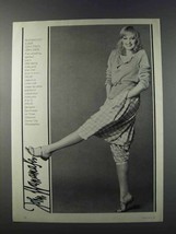 1981 John Wanamaker Ad - Calvin Klein Pants & Tunic - £14.61 GBP