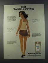 1981 Johnson&#39;s Baby Oil Ad - Pssst Your Skin is Showing - £14.78 GBP