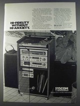 1980 Pioneer Syscom Hi-Fi Ad - Without Hi-Anxiety - $18.49