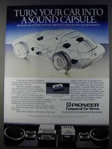 1980 Pioneer Component Car Stereo Ad - Sound Capsule - £14.93 GBP