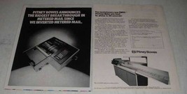 1980 Pitney Bowes 6120 Mail Processing System Ad - £14.53 GBP