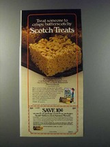 1981 Kellogg&#39;s Rice Krispies Ad - Scotch Treats Recipe - £14.78 GBP