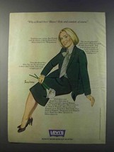 1981 Levi&#39;s Bend Over Blazer and Skirt Ad - Style - $18.49