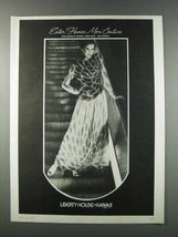 1981 Liberty House Fashion Ad - Hanae Mori Couture - £14.44 GBP
