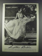 1981 Lillie Rubin Ad - Albert Capparo Fashion - £14.81 GBP
