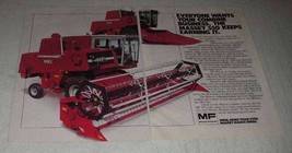 1981 Massey-Ferguson MF 550 Combine Ad - Everyone Wants - $18.49