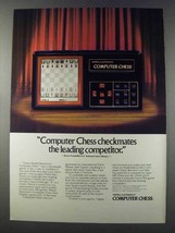 1981 Mattel Electronics Computer Chess Ad - Checkmates - £14.58 GBP