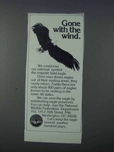 1981 National Wildlife Federation Ad - Bald Eagle - £14.62 GBP