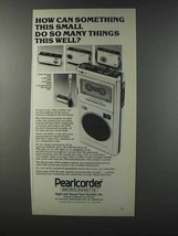 1981 Olympus Pearlcorder D120 Microcassette Recorder Ad - £14.48 GBP