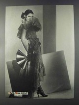 1980 Saint Laurent Women's Fashion Ad - Rive Gauche - $18.49