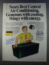 1980 Sears Central Air Conditioning Ad - Stingy - $18.49