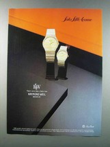 1981 Raymond Weil Watches Ad - Saks Fifth Avenue - £14.46 GBP