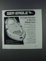 1981 Sea Eagle 8 Boat Ad - The Quality Alternative - £14.54 GBP