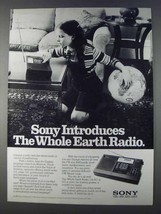 1980 Sony ICF-2001 Whole Earth Radio Ad - £14.54 GBP
