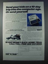 1981 Sinclair ZX80 Ad - Send Kids Into the Computer Age - £14.86 GBP