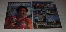 1981 Sheraton Hotel Ad - Surfrider, Waikiki, Moana, - £14.45 GBP