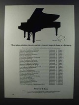 1981 Steinway Piano Ad - Most Soloists Who Step Out - £14.73 GBP