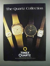 1981 Timex Quartz Watches Ad - The Collection - £14.76 GBP