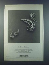 1981 Tiffany Paloma Picasso Gold Plume Pins Ad - £14.60 GBP