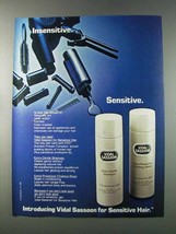 1981 Vidal Sassoon Extra Gentle Shampoo &amp; Rinse Ad - £14.60 GBP