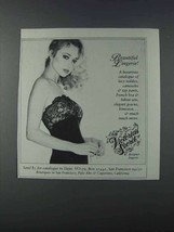 1981 Victoria's Secret Lingerie Ad - Beautiful Lingerie - NICE - $18.49