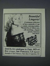 1981 Victoria's Secret Lingerie Ad - $18.49