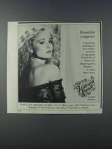 1981 Victoria's Secret Designer Lingerie Ad - Beautiful Lingerie - $18.49