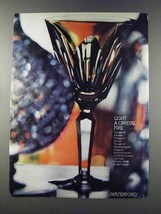 1981 Waterford Sheila Crystal Glass Ad - Light a Fire - £14.58 GBP