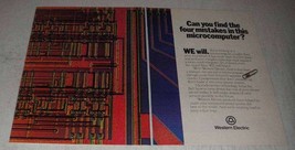 1981 Western Electric Ad - Mistakes in Microcomputer - $18.49