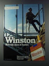 1981 Winston Cigarettes Ad - Nobody Does It Better - £14.54 GBP