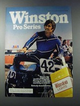 1981 Winston Lights Cigarettes Ad - Pro Series - AMA - $18.49