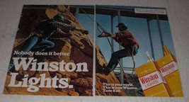 1981 Winston Lights Cigarettes Ad - Nobody Better - £14.54 GBP