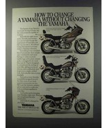 1981 Yamaha Motorcycle Accessories Ad - How To Change - £14.78 GBP