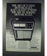 1981 Yamaha Motorcycle Exhaust Gas Analyzer EGA Ad - £14.78 GBP