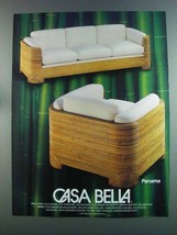 1982 Casa Bella Panama Sofa and Chair Ad - £14.78 GBP