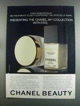 1982 Chanel F.R.E. Skin Equilibrium Emulsion Ad - £14.82 GBP