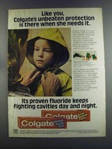 1982 Colgate Toothpaste Ad - When She Needs It - $18.49