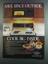 1982 General Electric Spacemaker Microwave Oven Ad - £14.60 GBP