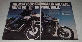 1982 Kawasaki KZ750 and KZ750 LTD Motorcycles Ad - $18.49